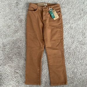LLBean true shape denim ankle length